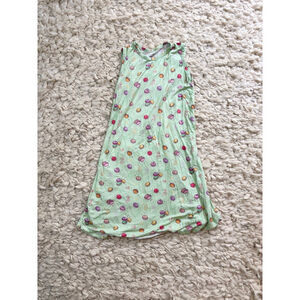 Kids Bellabu Bear bamboo sleeveless Dress Green Size 4T Macaron print